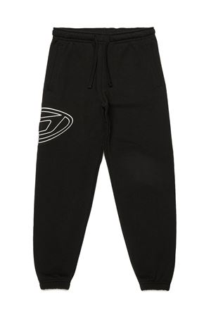 pantalone in cotone nero DIESEL KIDS | J017850IEAXK900